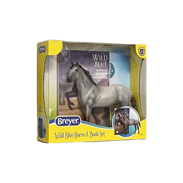 Breyer Horse Figurine and Book Set, Wild Blue [Book]