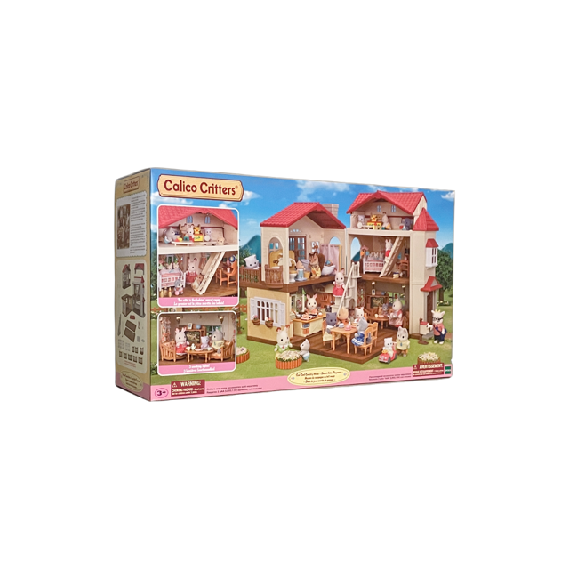 Calico Critters Red Roof Country Home Secret Attic Playroom CC2079